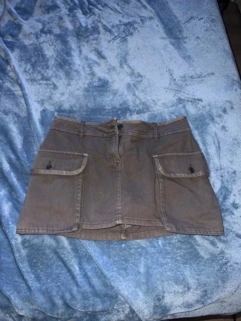 Garage Grey Skirt with Pockets